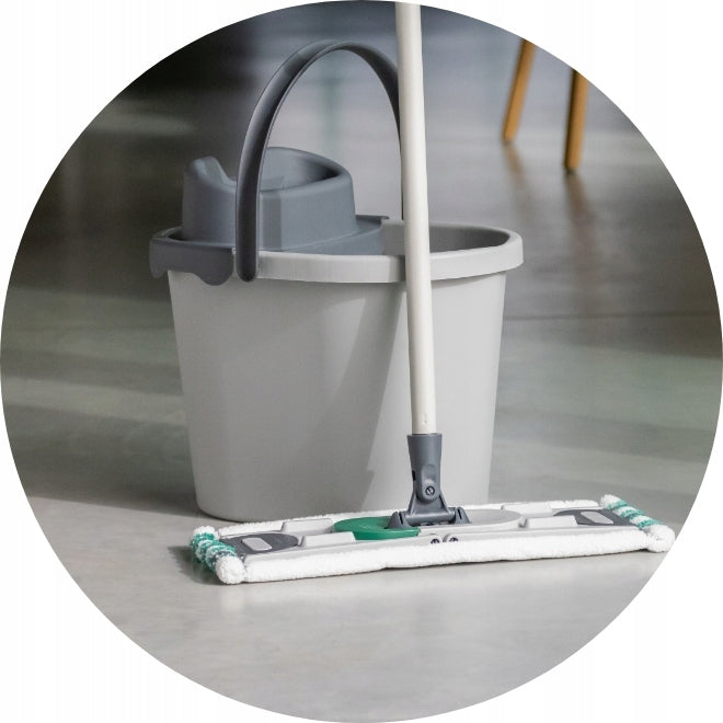 FLAT MOP + STICK 130cm FOLDING + BUCKET 13L SET with ECO EGO squeezer Brand no brand