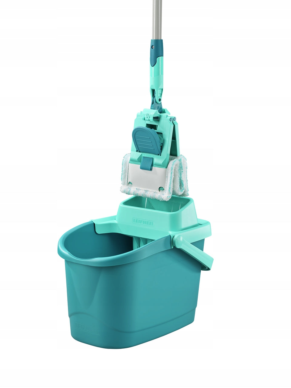 FLAT MOP WITH BUCKET SQUEEZER 6L LEIFHEIT POWERCLEAN 33 CM ROD 148 CM Brand no brand