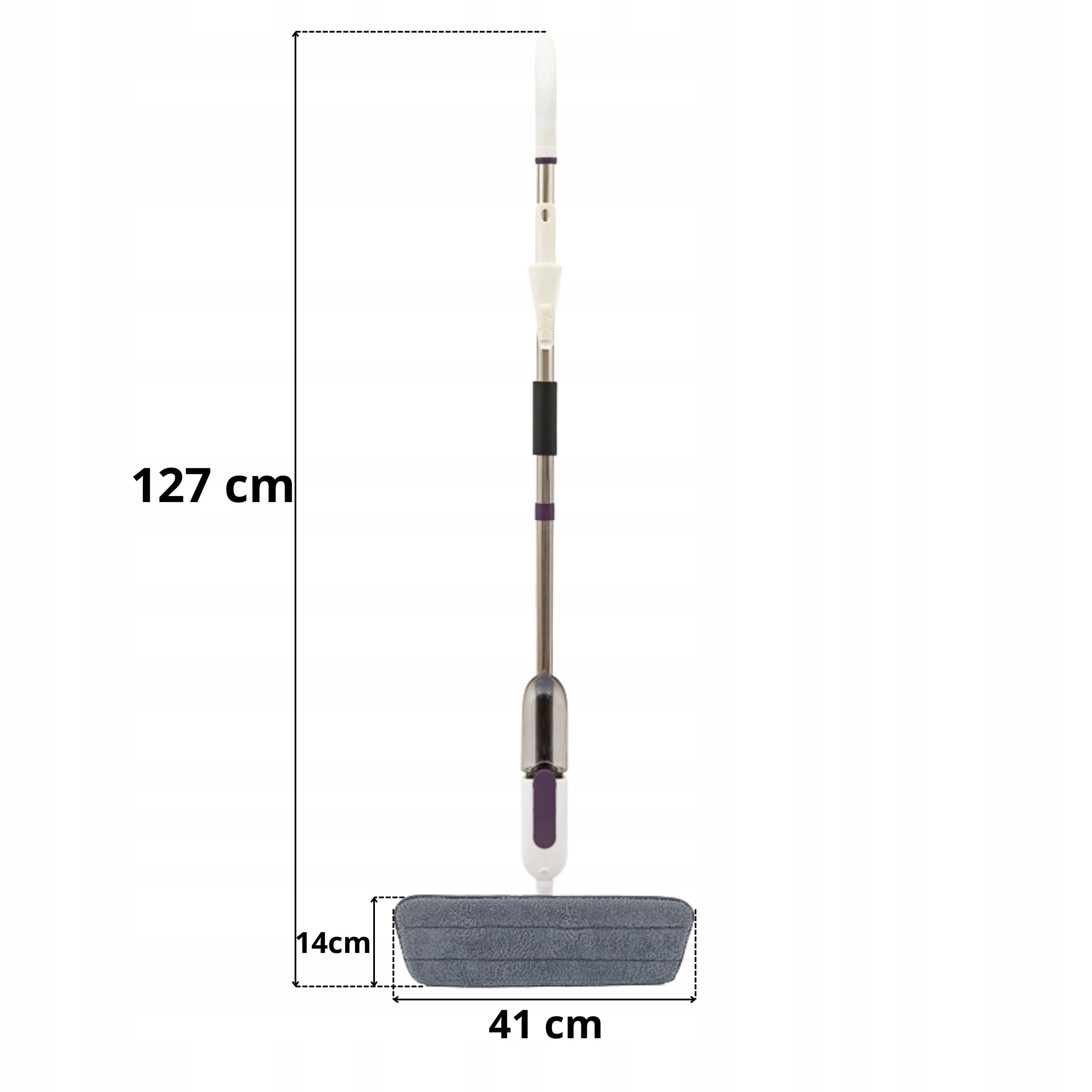 FLAT MOP WITH FLOOR WASHER LONG SPRAY + MICROFIBER CARTRIDGE EAN (GTIN) 5904441503852
