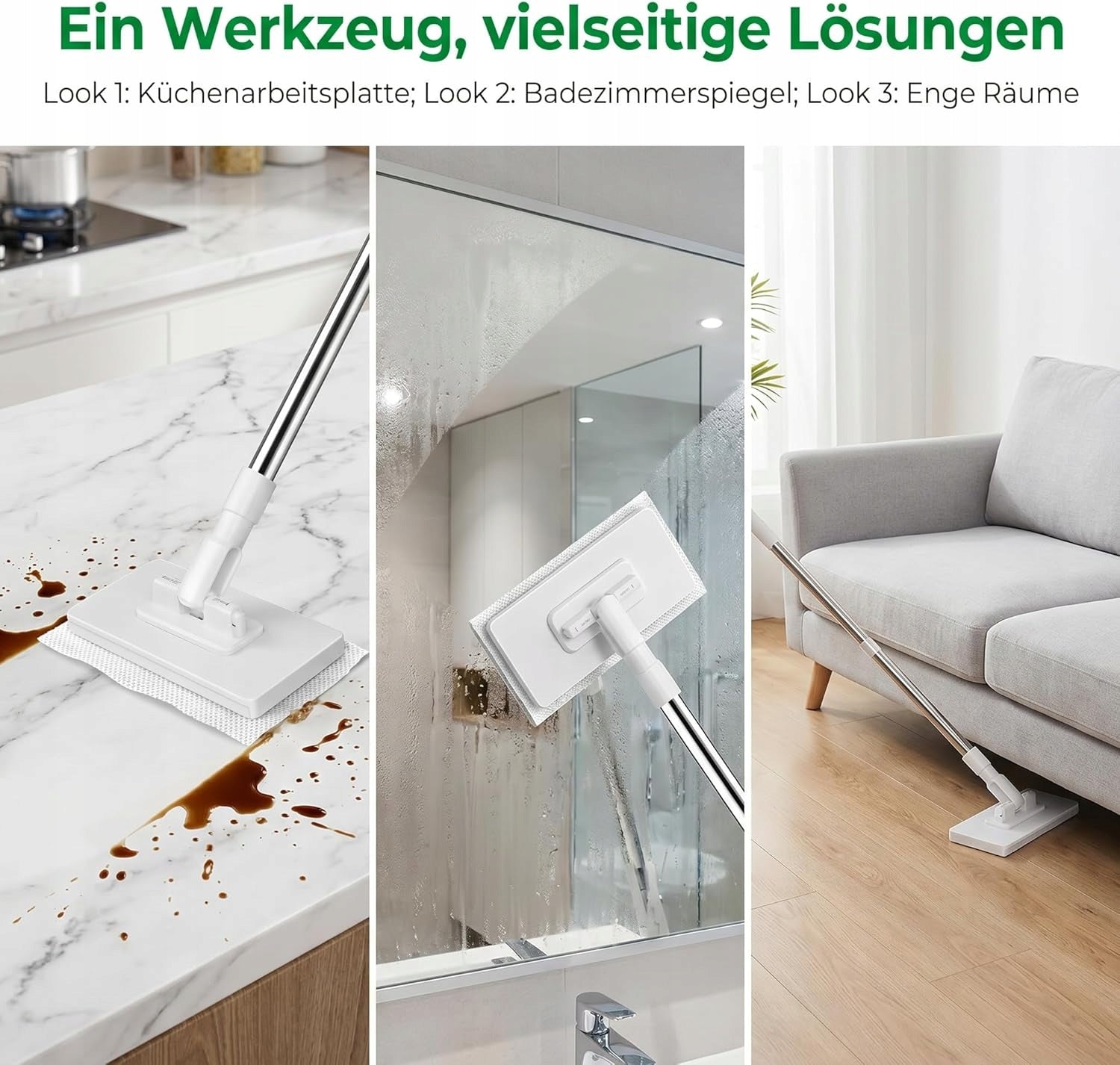 FLAT MOP WITH PRESSURE SYSTEM 5 MICROFIBER CLOTHS WITHOUT WASHING Manufacturer code MOP PŁASKI SYSTEM DOCISKOWY ŚCIERECZKI M
