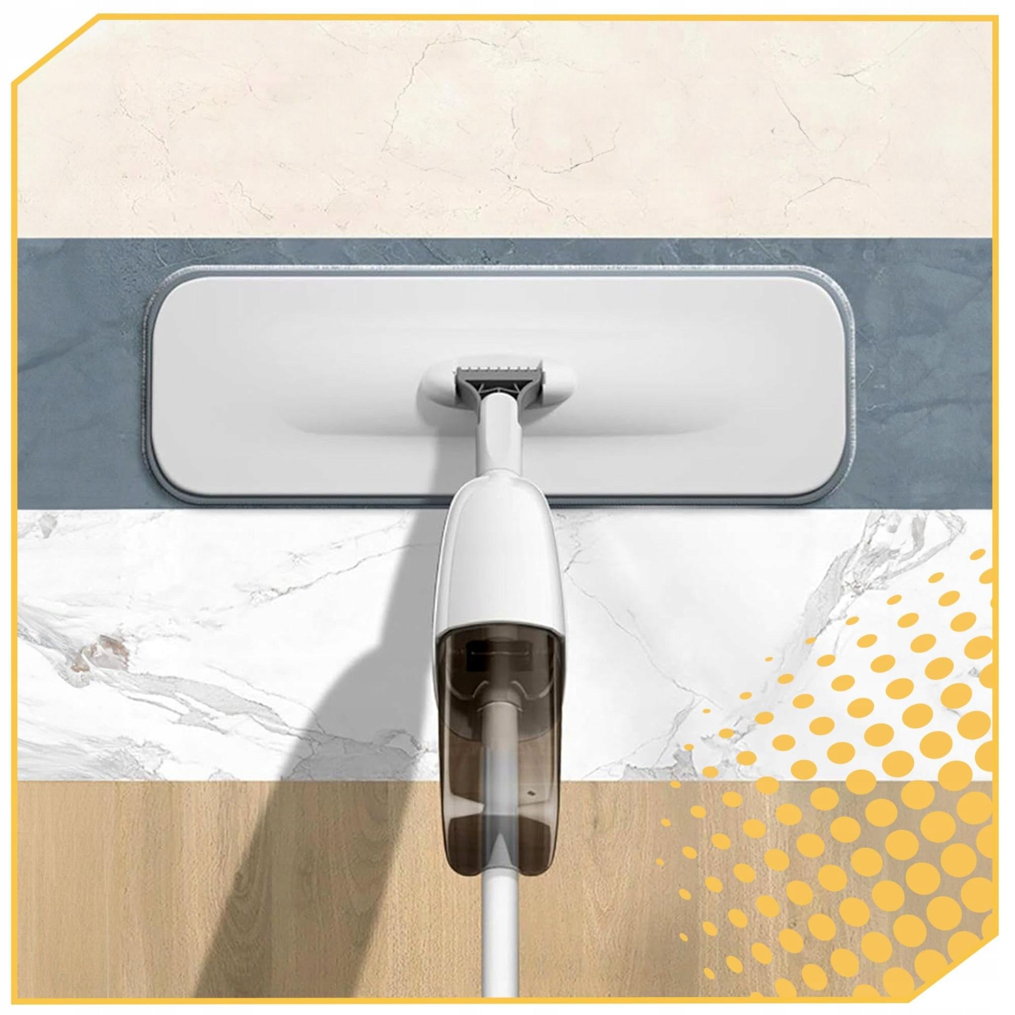 FLAT MOP WITH WASHER 350ML MICROFIBER CARTRIDGE LONG HANDLE 125CM Packaging status original