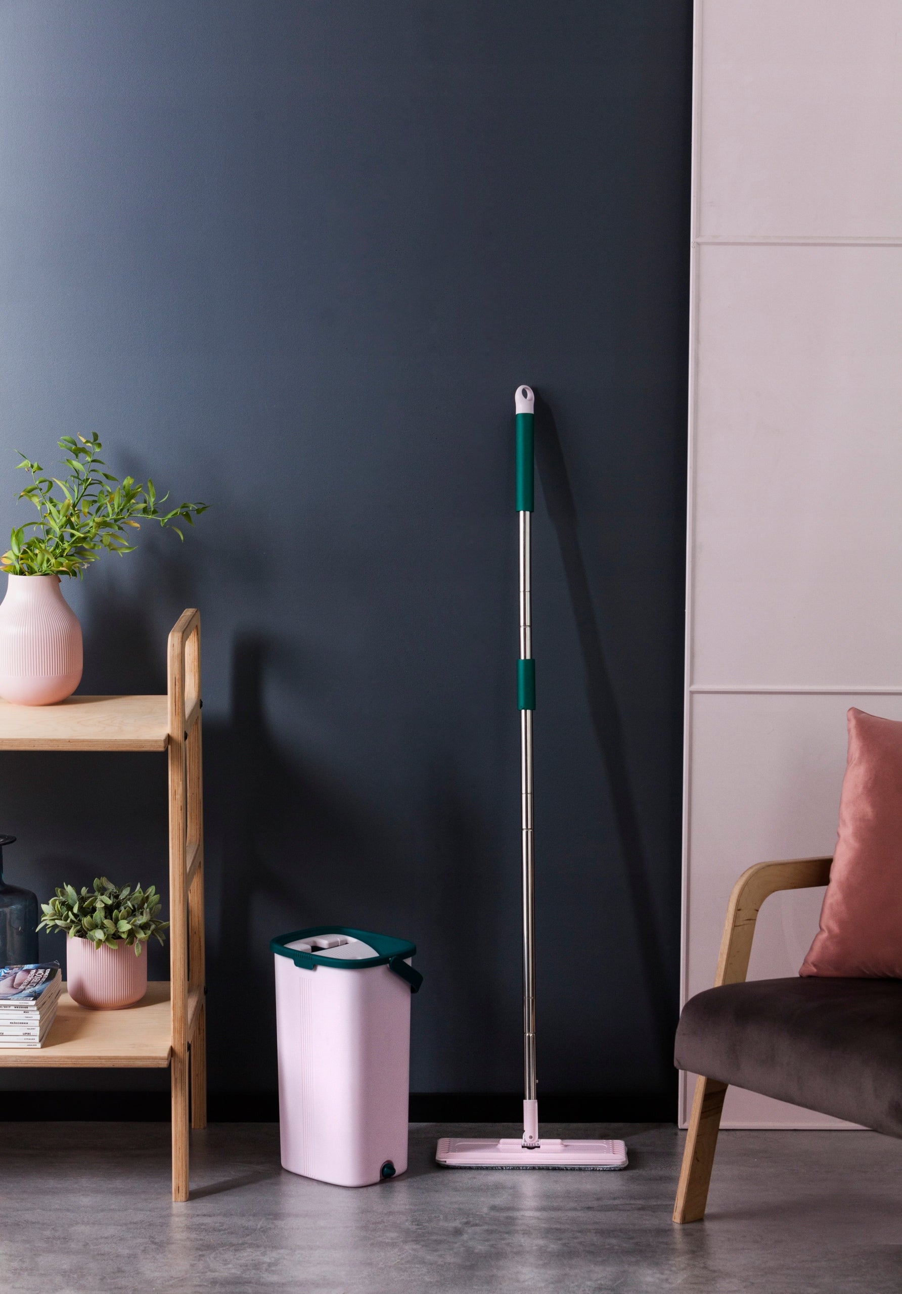 FLAT MOP YORK ROTARY WITH TWO-CHAMBER TELESCOPIC BUCKET FOR WASHING THE FLOOR Manufacturer code 5908035821971