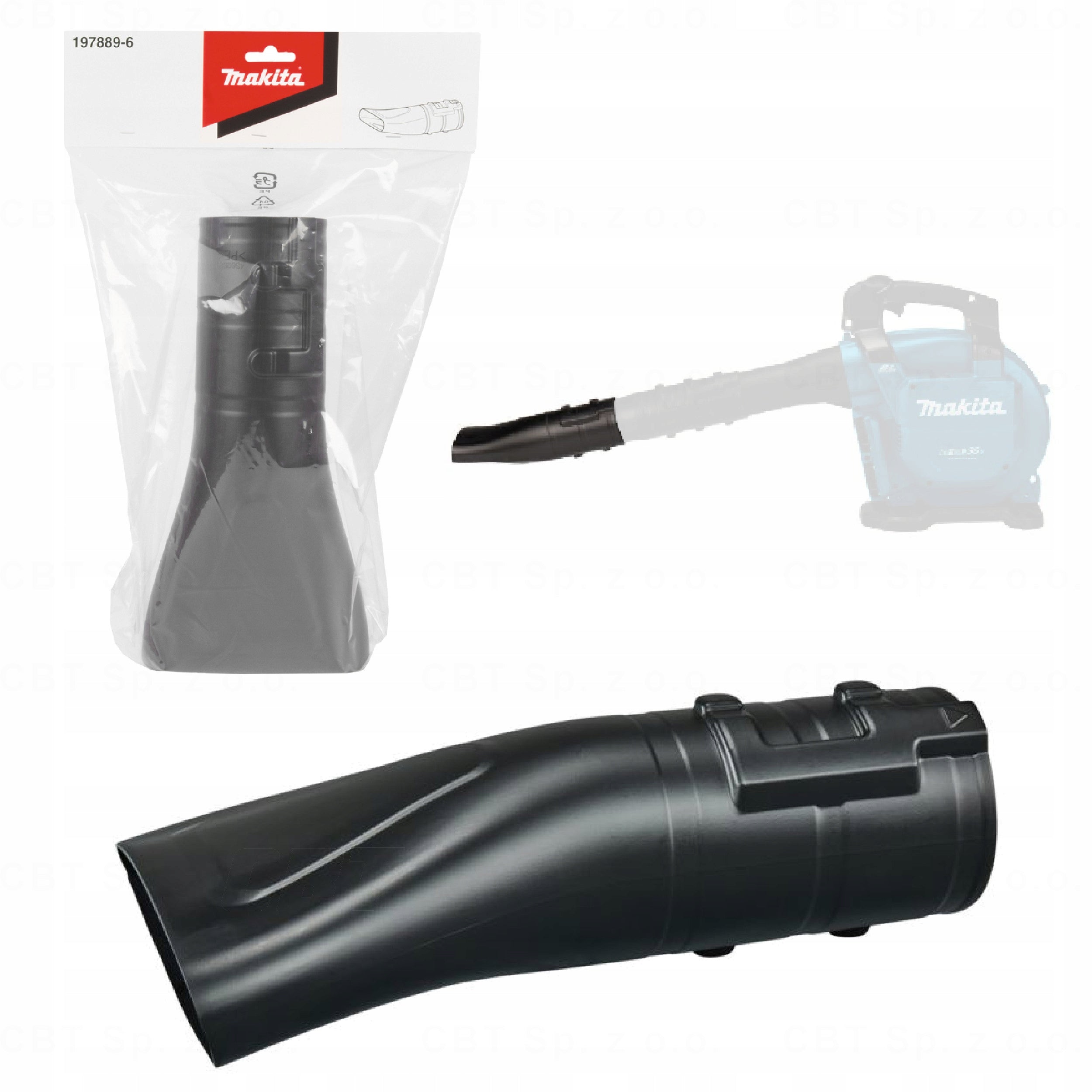 FLAT NOZZLE FOR BLOWER TIP REPLACEMENT STRONG BLOWOUT FOR DUB362 363 184