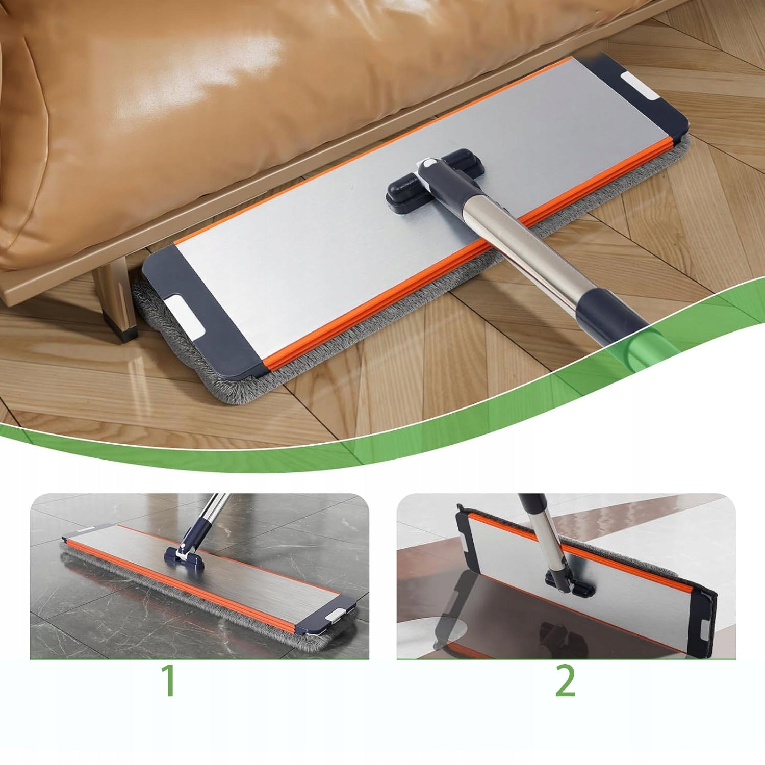 FLAT ROTARY MOP WITH CLEANING SQUEEZER MICROFIBER CARTRIDGE Manufacturer code MOP PŁASKI Z WYCISKACZEM