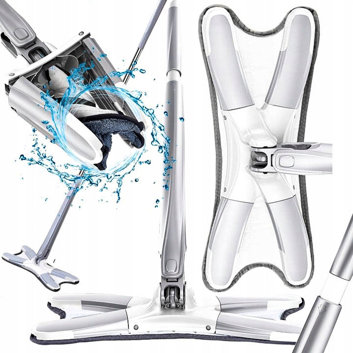 FLAT ROTARY MOP WITH FLOOR CLEANING SQUEEZER FLOOR MOP