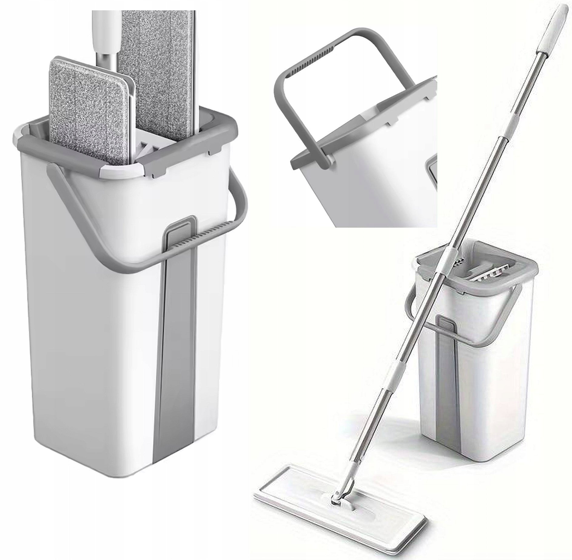 FLAT ROTARY MOP WITH TWO-CHAMBER BUCKET ULTRAMOP PROMIS MS106 Packaging status original
