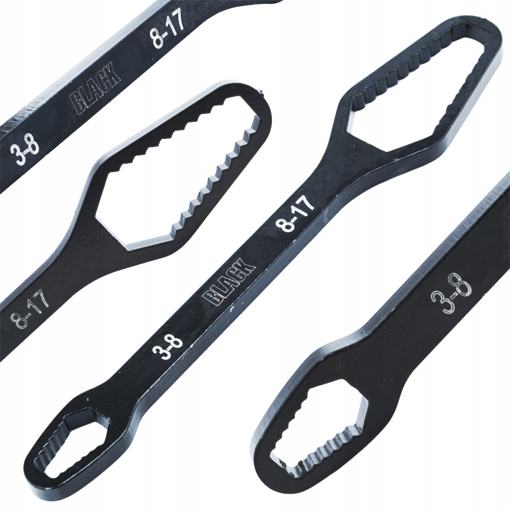 FLAT WRENCH UNIVERSAL THREE-FUNCTION TORX INCH METRIC 3-17MM