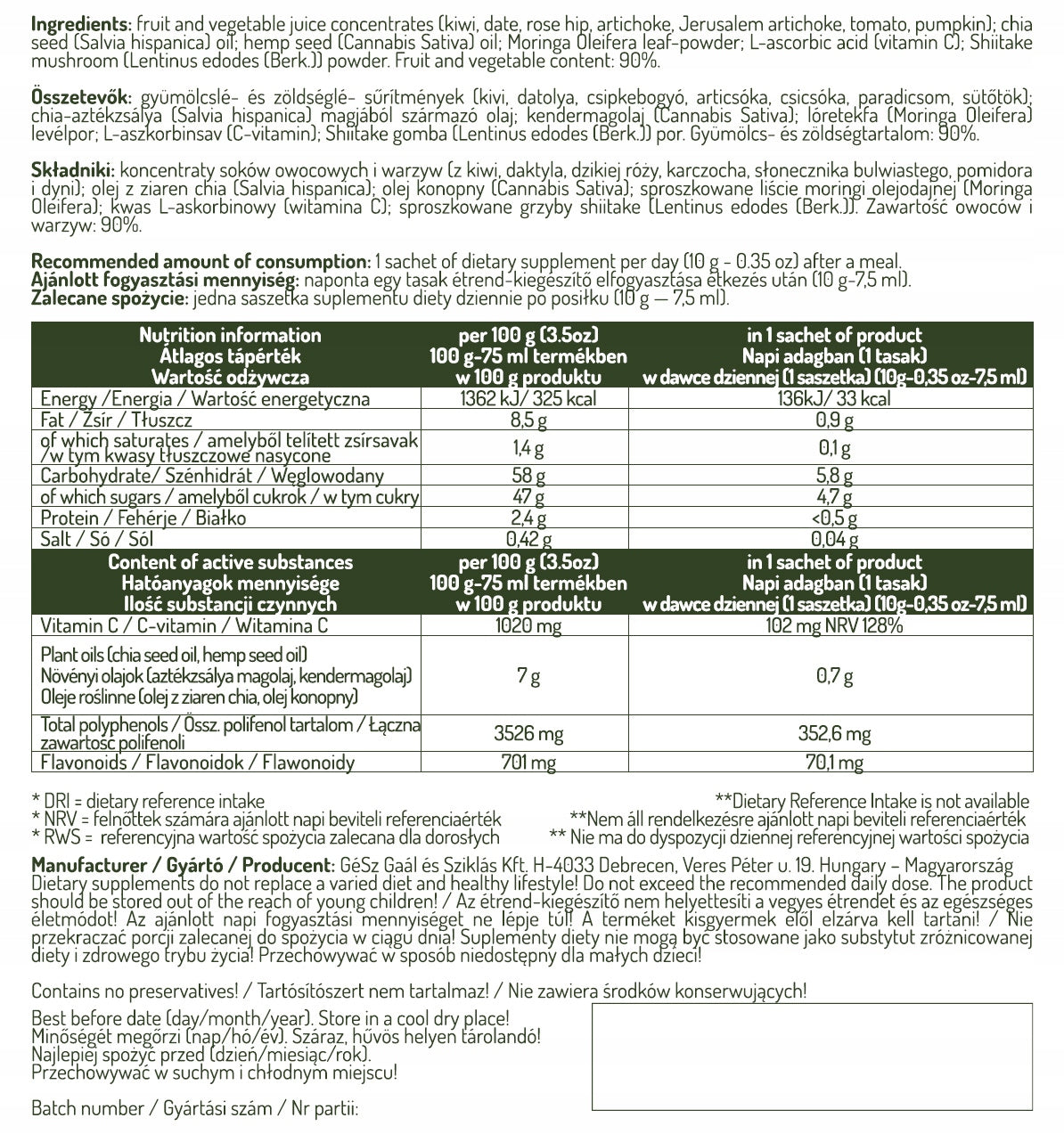 FLAVON PEAK VEGGIE 1szt. Brand Flavon