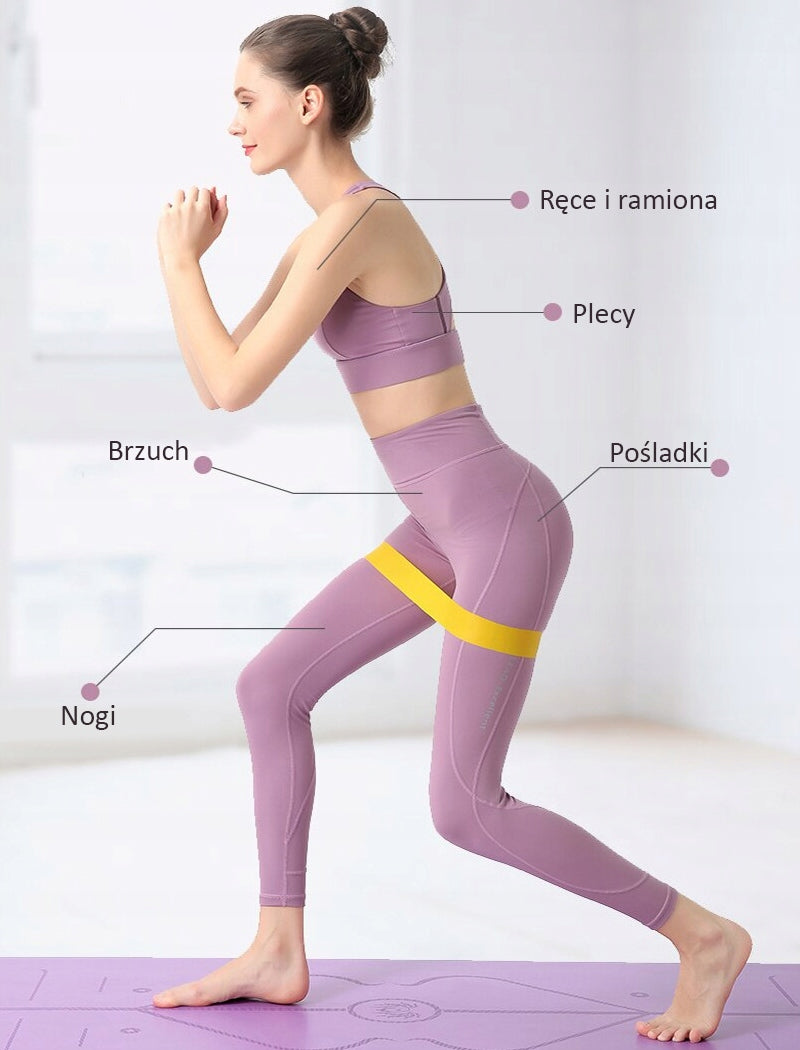 FLEX BAND EXERCISE RESISTANCE RUBBER BAND 10-15 kg FITNESS STRONG ELASTIC Brand Nubrey