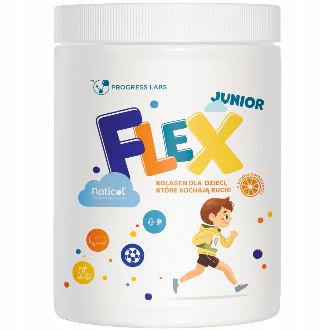 FLEX JUNIOR Collagen Orange Bones Joints Muscles for Children 400 g