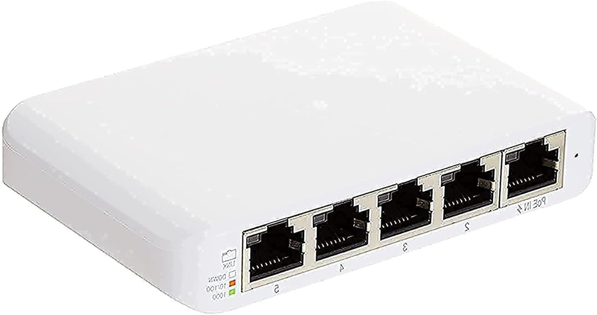 FLEX MINI POE SWITCH WITH 5 PORTS FOR HOME AND OFFICE NETWORK
