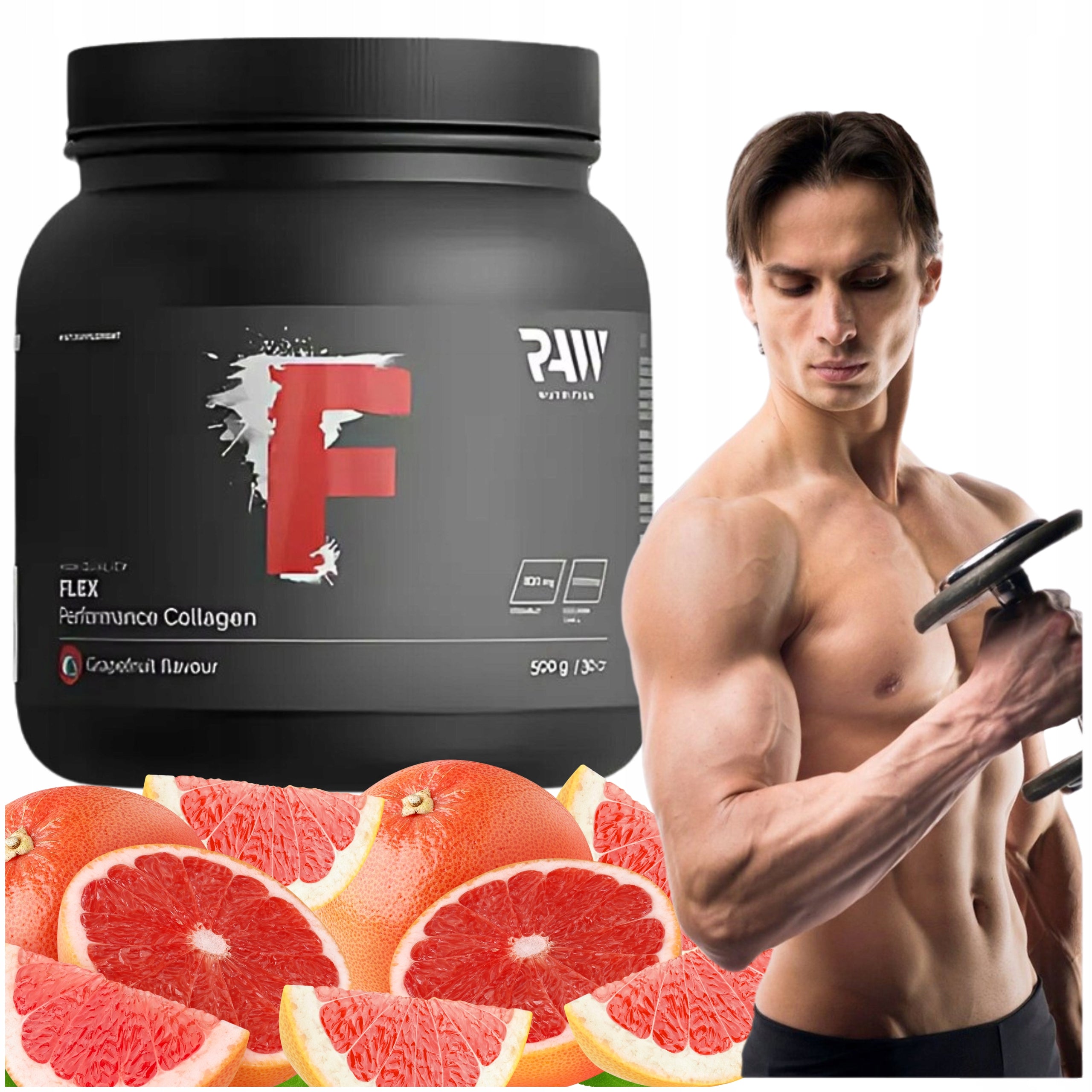 FLEX Performance Collagen 500g COLLAGEN Joints Muscle Bones | RAW Nutrition