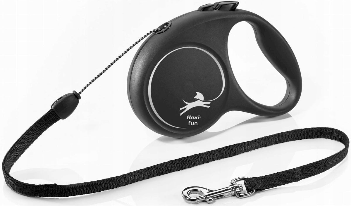 FLEXI Fun Lanyard Rope For Dog S / 5m black