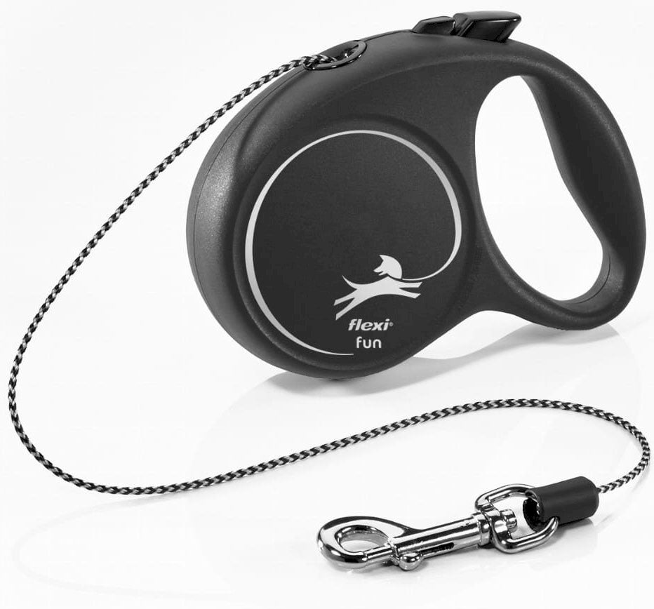 FLEXI Fun Lanyard Rope For Dog XS / 3m black