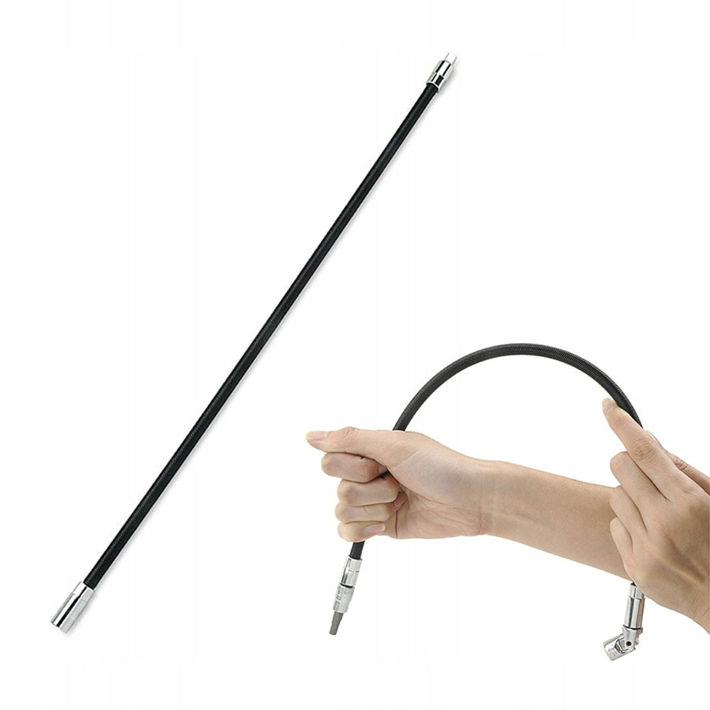 FLEXIBLE EXTENSION 1/4" 460mm LONG FOR SOCKETS SOCKET WRENCH CRV FLEXIBLE