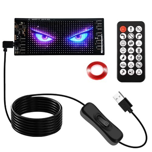 FLEXIBLE LED DISPLAY 70 X 170 MM PROGRAMMABLE FOR CAR Brand no brand