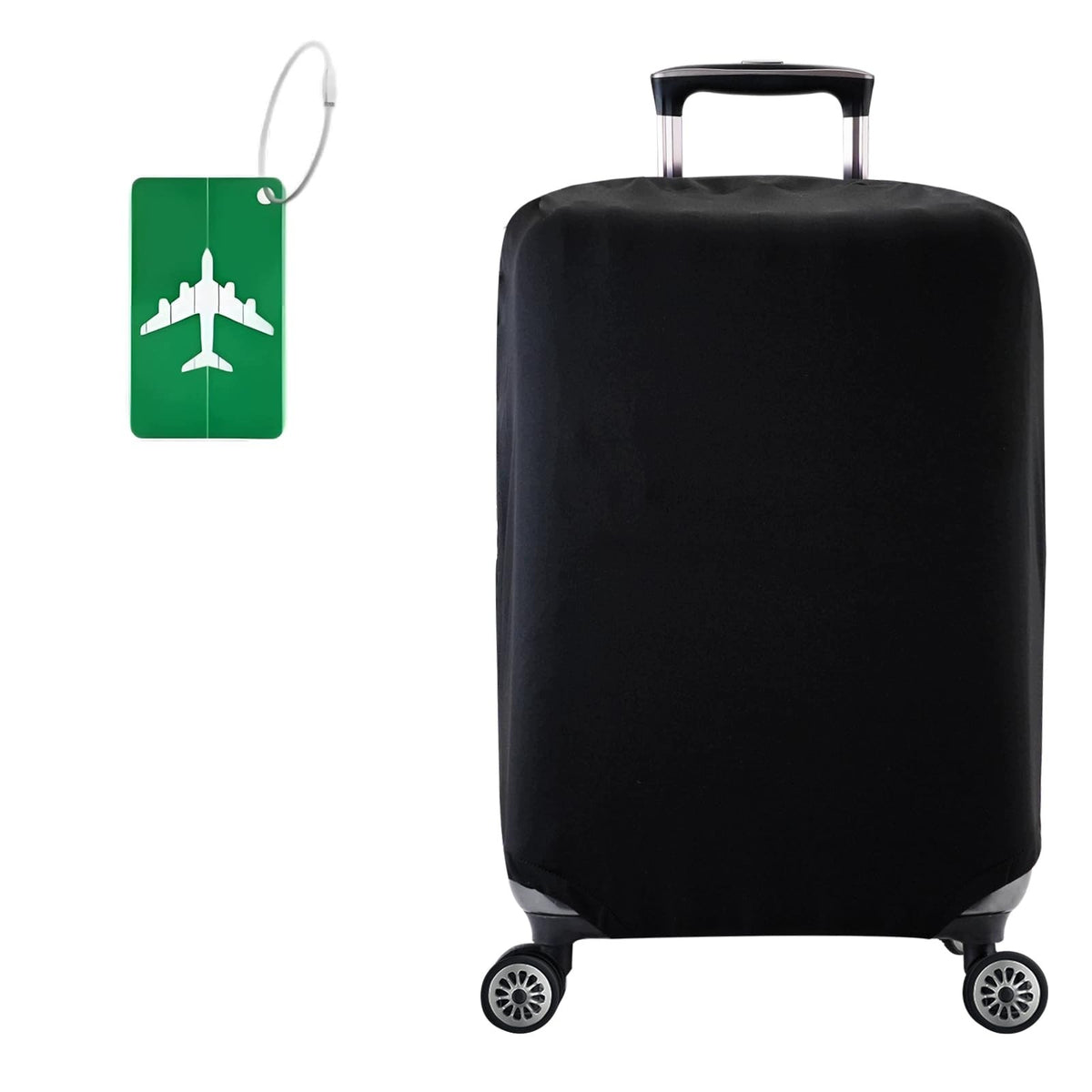 FLEXIBLE PROTECTIVE COVER FOR TRAVEL SUITCASE COVER WITH