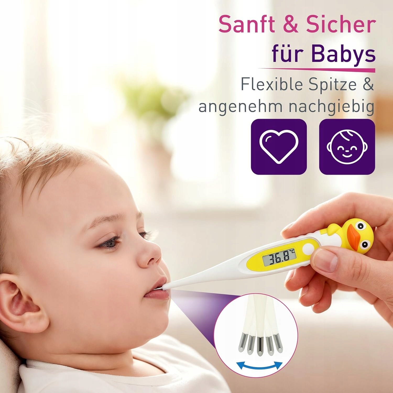 FLEXIBLE THERMOMETER SCALA SC 44 FLEX FOR CHILDREN 10 SECONDS Medical device yes