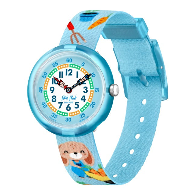 FLIK FLAK children's watch carrot party
