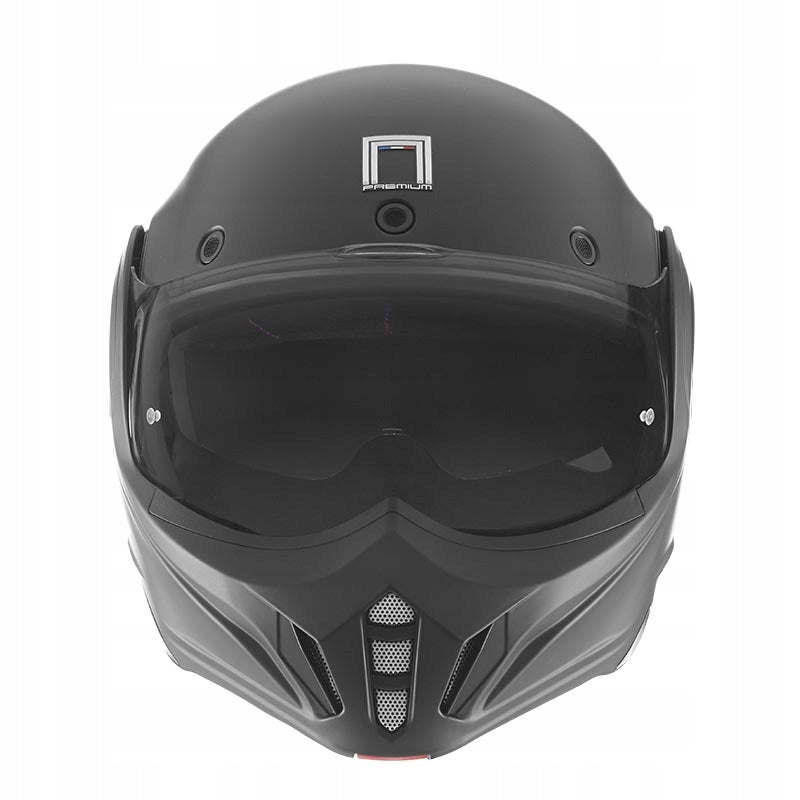 FLIP-BACK JAW HELMET NOX NP110 BLACK MAT XS Manufacturer Nox
