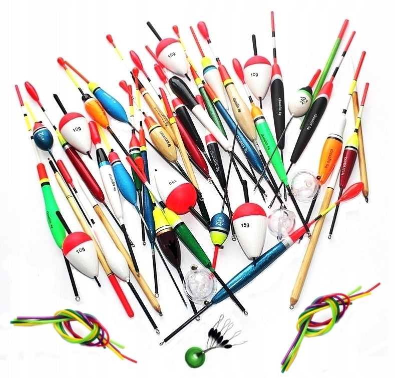 FLOAT FISHING SET - 116 PIECES.
