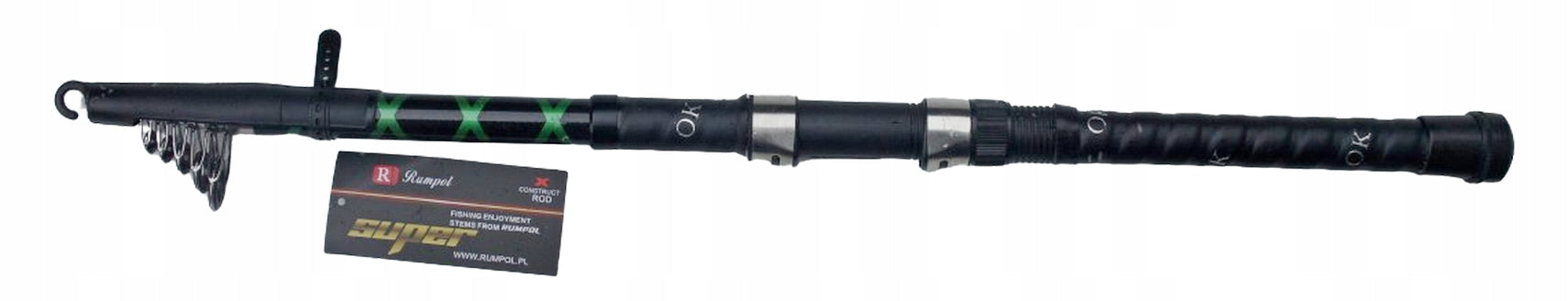 FLOAT FISHING SET Complete SET TELESCOPE 3,6 M PER GROUND Manufacturer code Kompletny zestaw wędkarski spławikowy