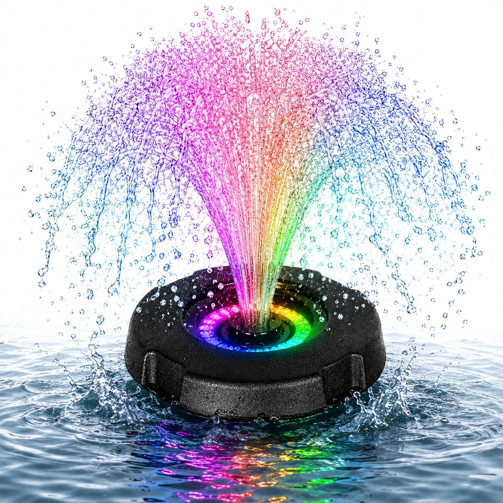 FLOATING FOUNTAIN WITH LIGHTING AERATES EYE EFFECT AFTER DARK 20000L