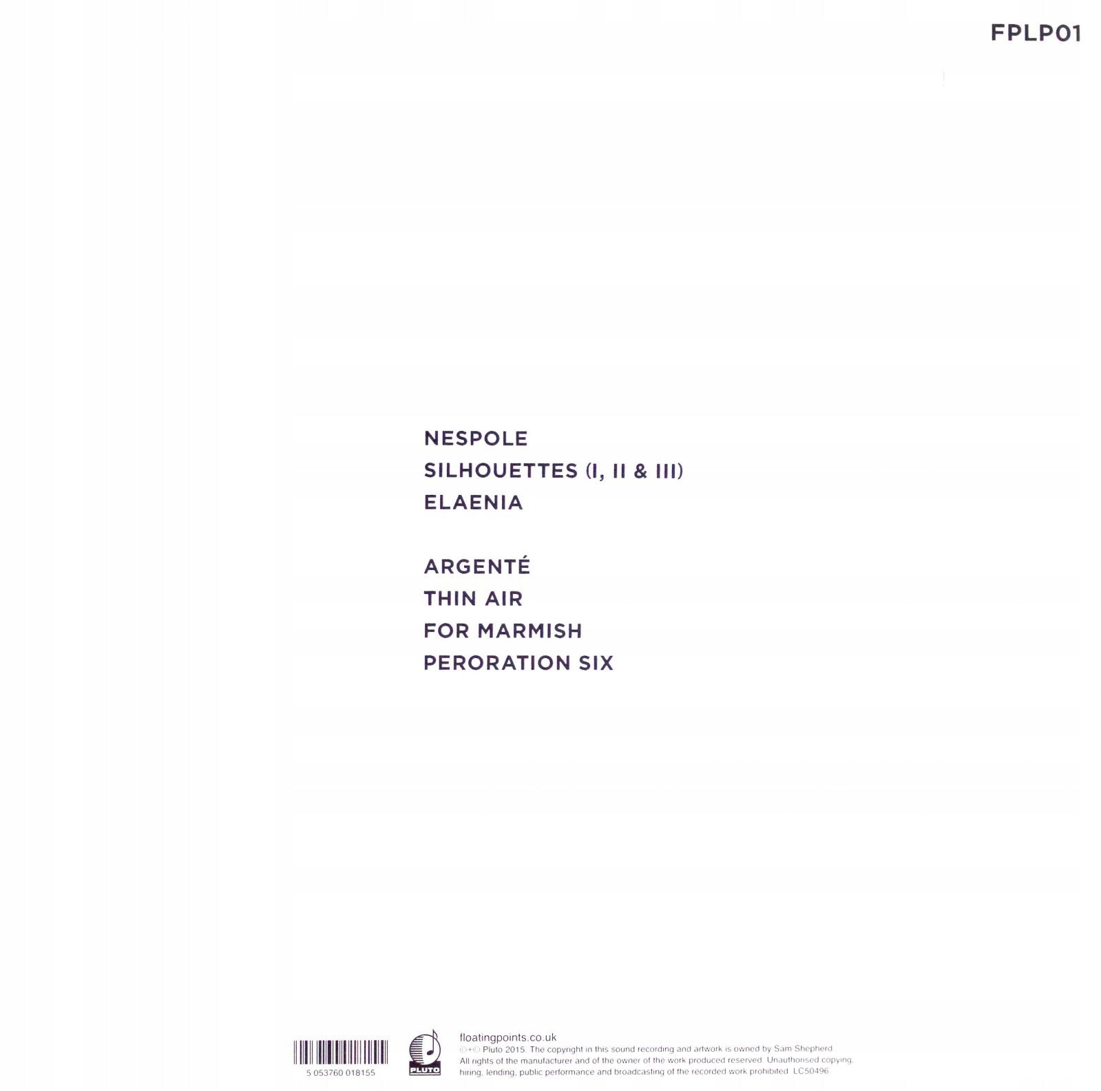 Floating Points – Elaenia, LP, Vinyl-Schallplatte, 12-Zoll-Vinyl-Schallplatte 