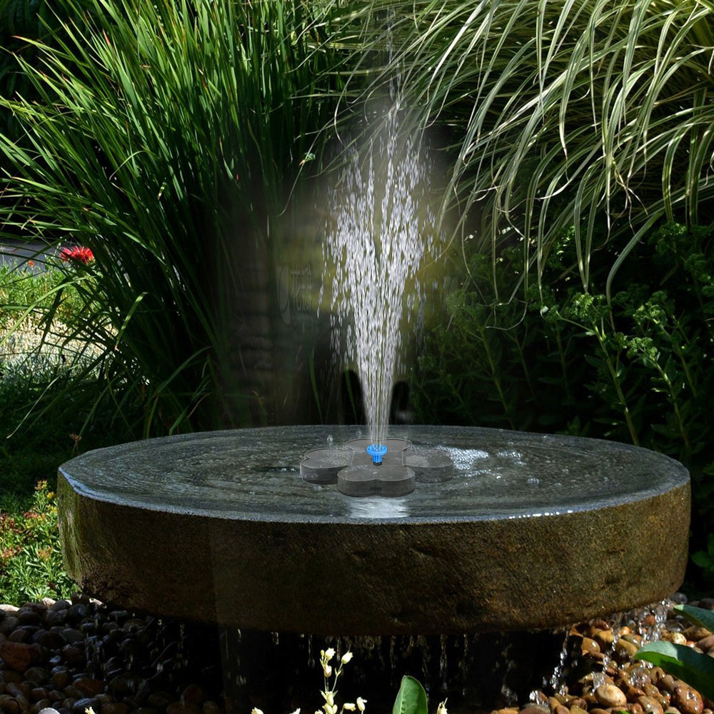 FLOATING POND FOUNTAIN 3,5 IN GARDEN SOLAR FOUNTAIN +8 NOZZLES Manufacturer code Fontanna solarna