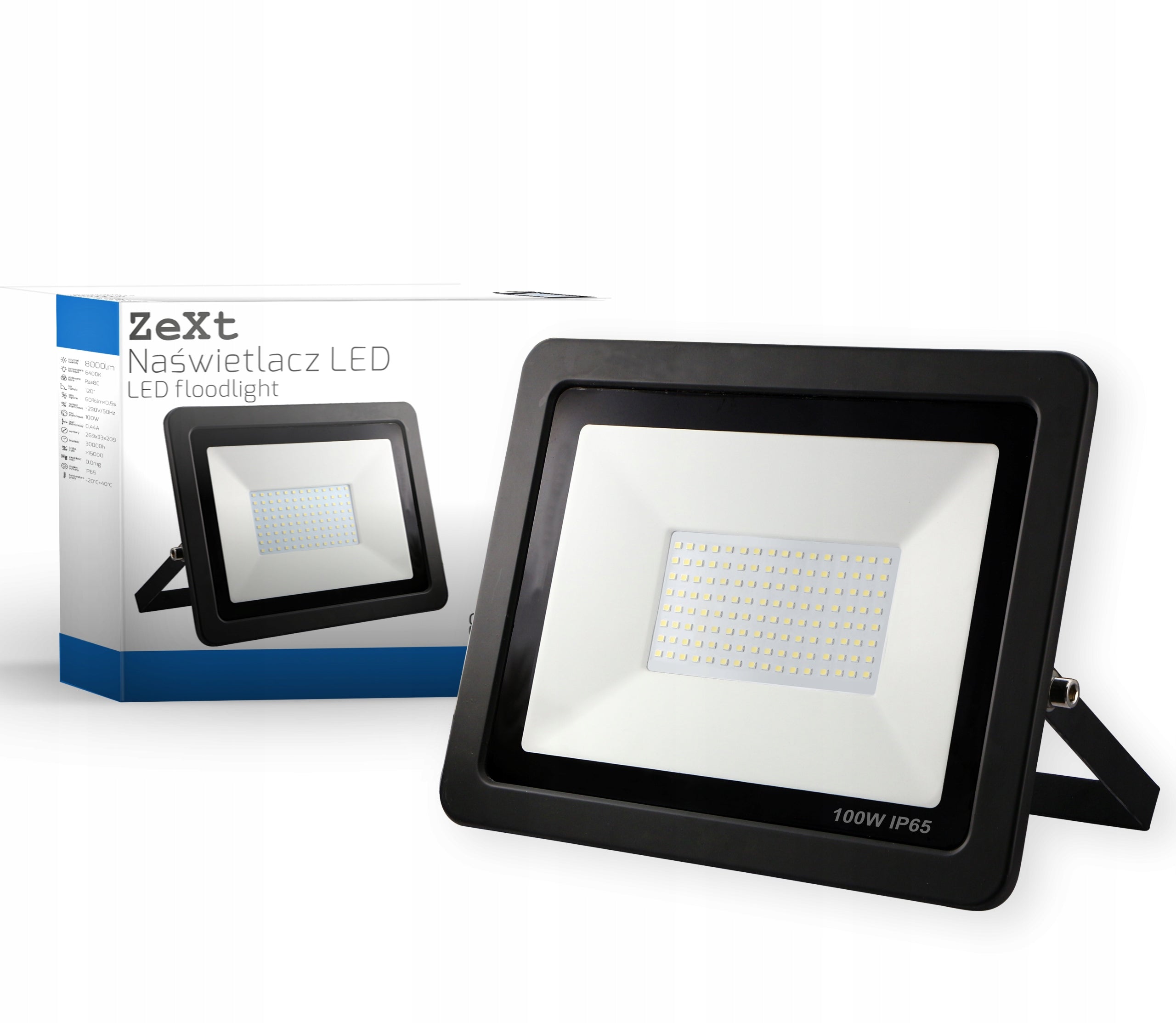 FLOODLIGHT 100W HALOGEN POWERFUL PREMIUM IP65 SLIM SPOTLIGHT 8000LM