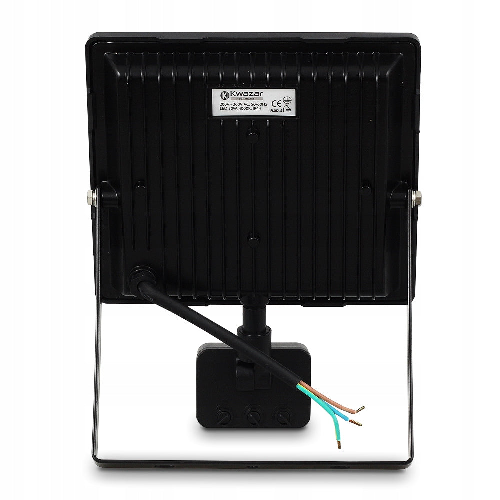FLOODLIGHT LED LAMP WITH MOTION SENSOR 50W Color black