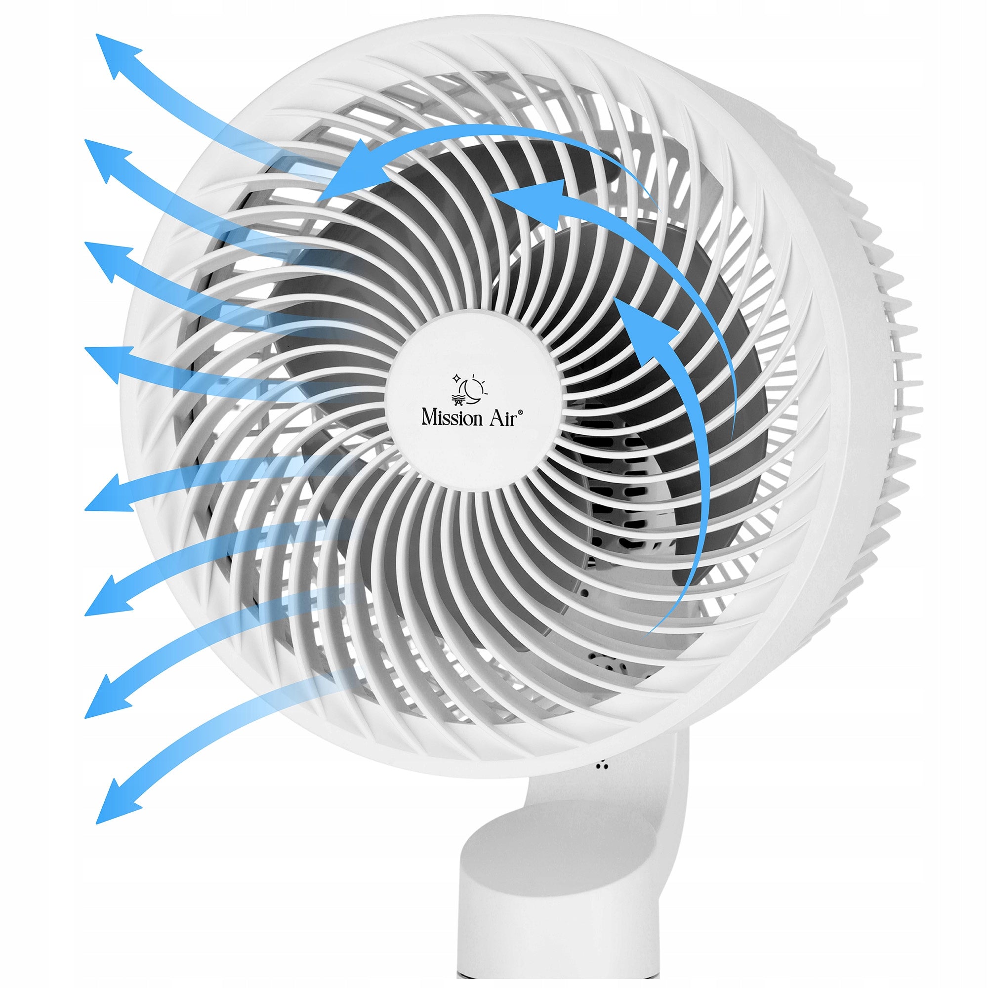 FLOOR FAN OSCILLATOR standing fan rotating oscillation SWING 40W Manufacturer code Wentylator podłogowy MissionAir FAN TUBE 40W