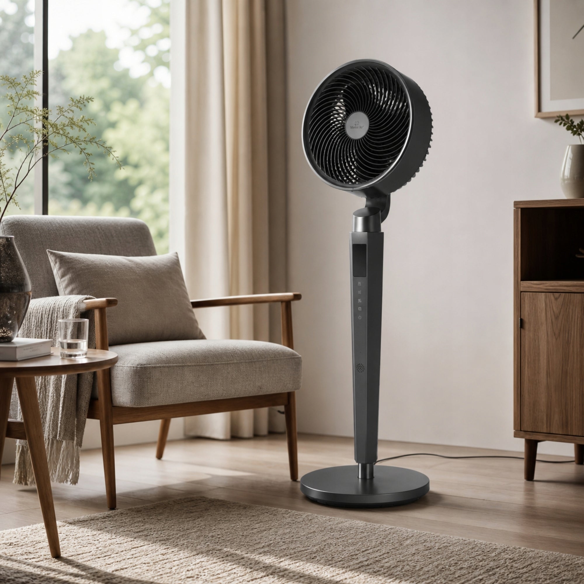 FLOOR FAN fan standing rotary timer TUBE PRO oscillation 3D Functions oscillation automatic oscillation tilt angle adjustment height adjustment timer other