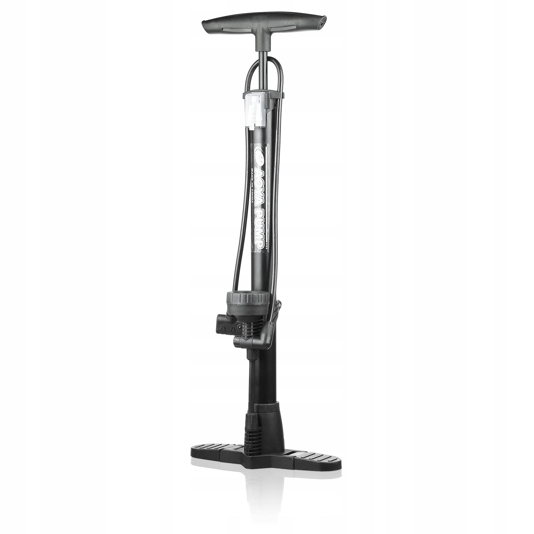 FLOOR HANDHELD CAR BICYCLE PUMP WITH BALL WORKSHOP PRESSURE GAUGE Brand no brand