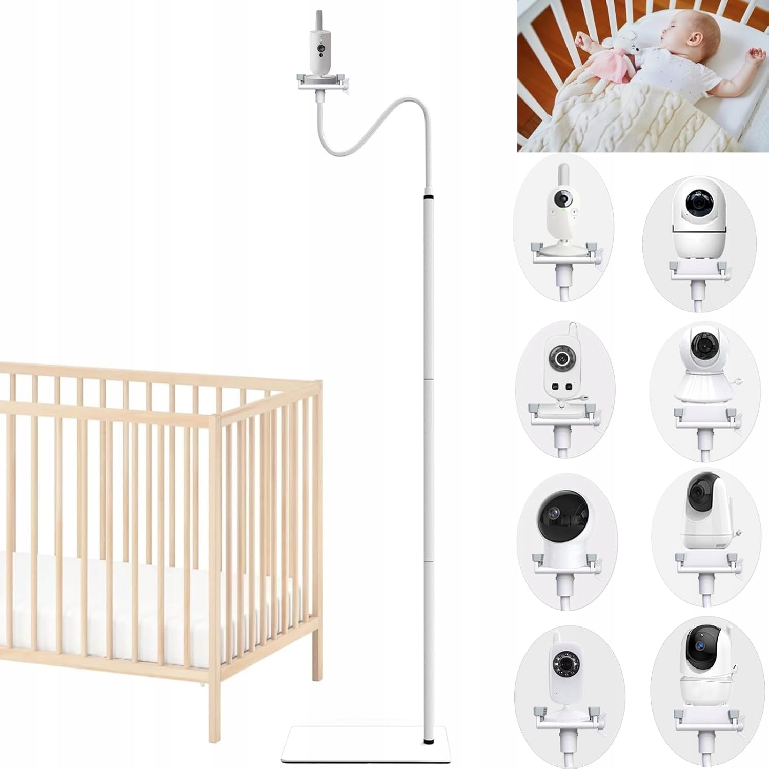 FLOOR HOLDER ELECTRONIC NANNY STAND FOR Philips/Avent/eufy/GHB