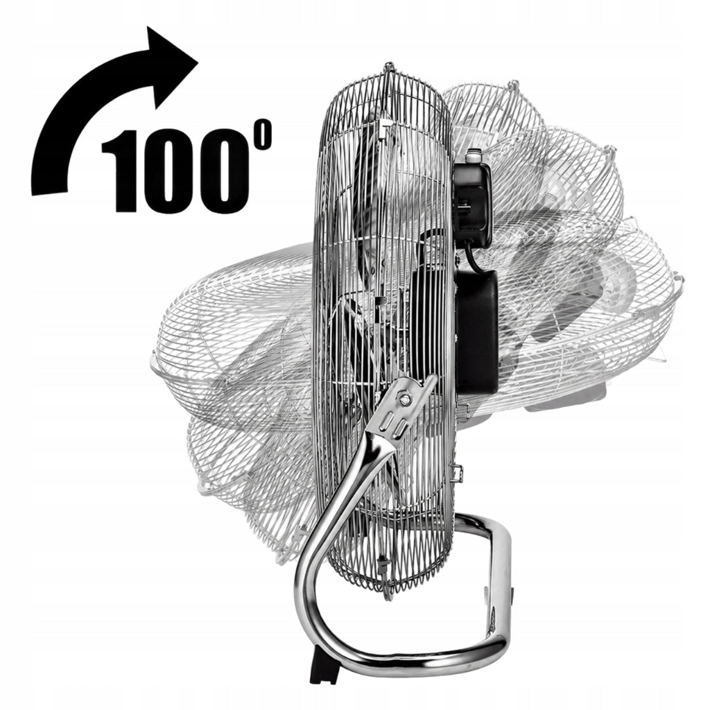 FLOOR STANDING FAN CIRCULATOR POWERFUL 200W POWER ADJUSTMENT Dominant color multicolor