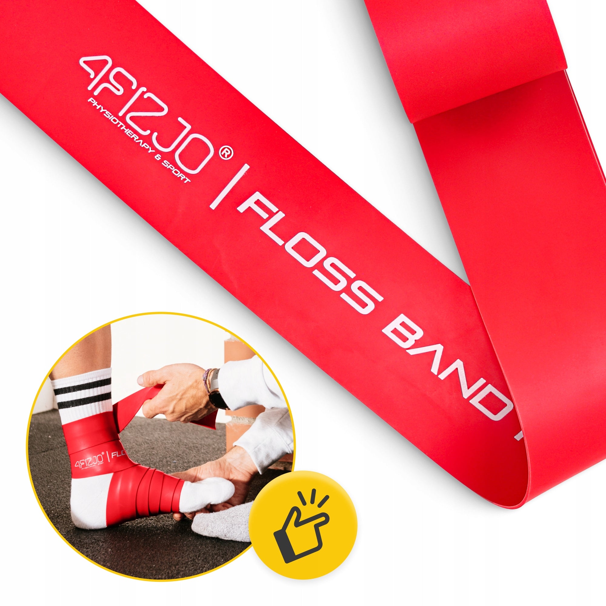 FLOSS BAND COMPRESSION TAPE RUBBER FOR FLOSSING MUSCLE REHABILITATION 1MM Length 207 cm