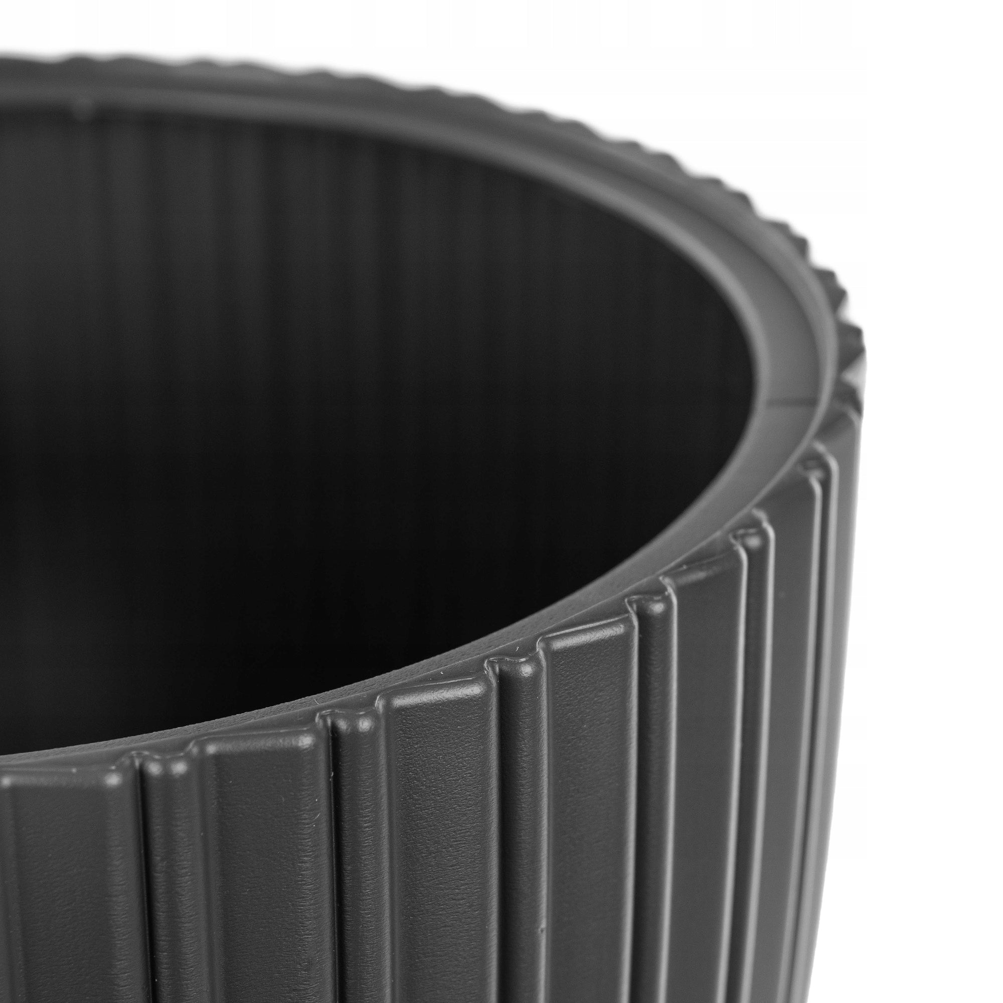 FLOWER POT 50cm COVER WITH CARTRIDGE FLOWERBED ANTHRACITE PLASTIC Manufacturer code K16633