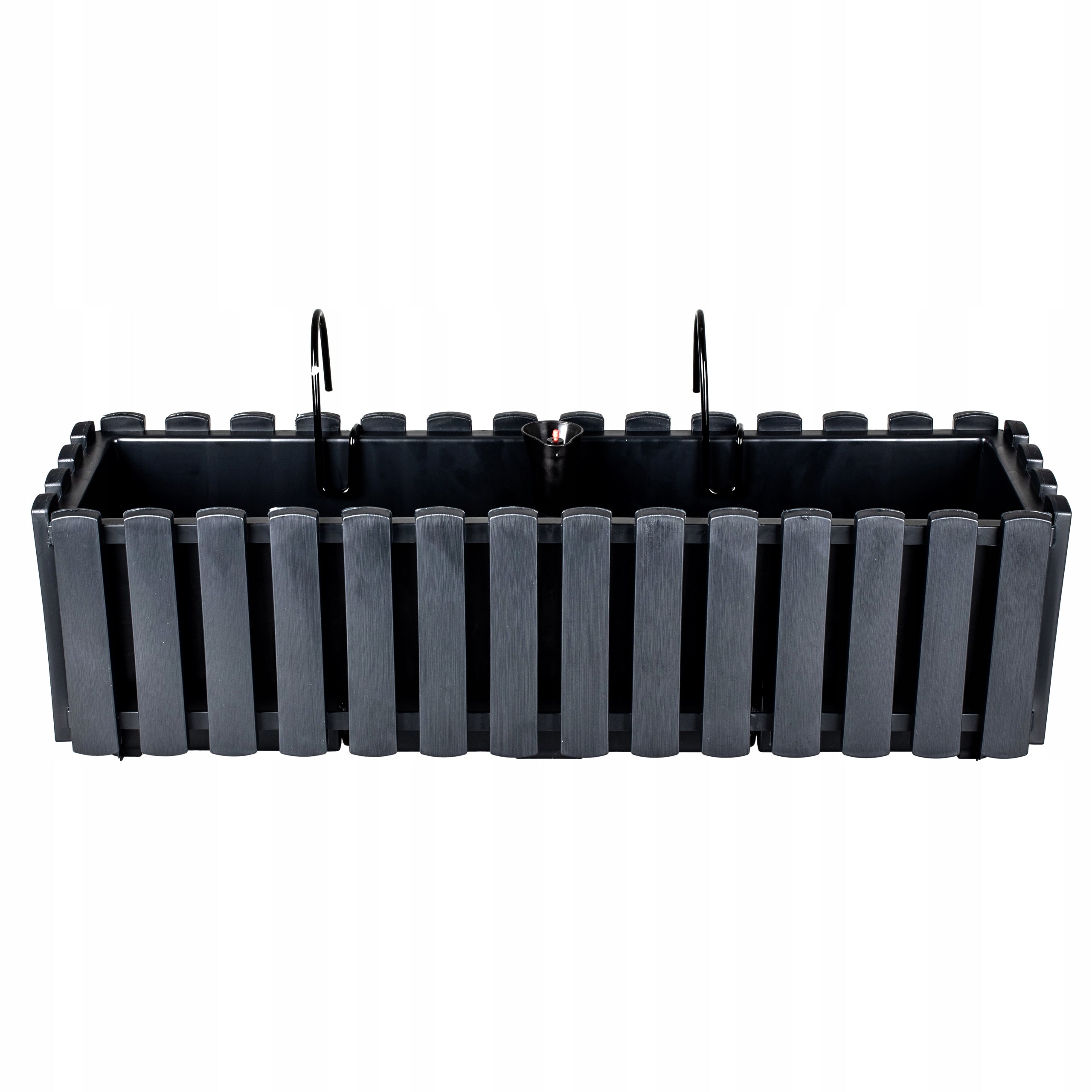 FLOWER POT HANGING FLOWERBED FENCE BALCONY BOX FOR BALUSTRADE 58cm Material synthetic material