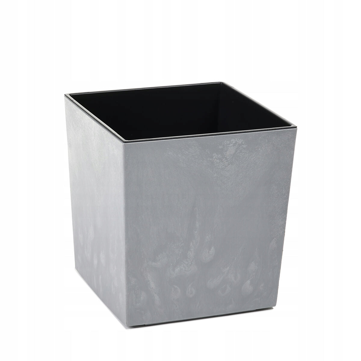 FLOWER POT LAMELA JUKA 25x25 h26+insert GREY CONCRETE