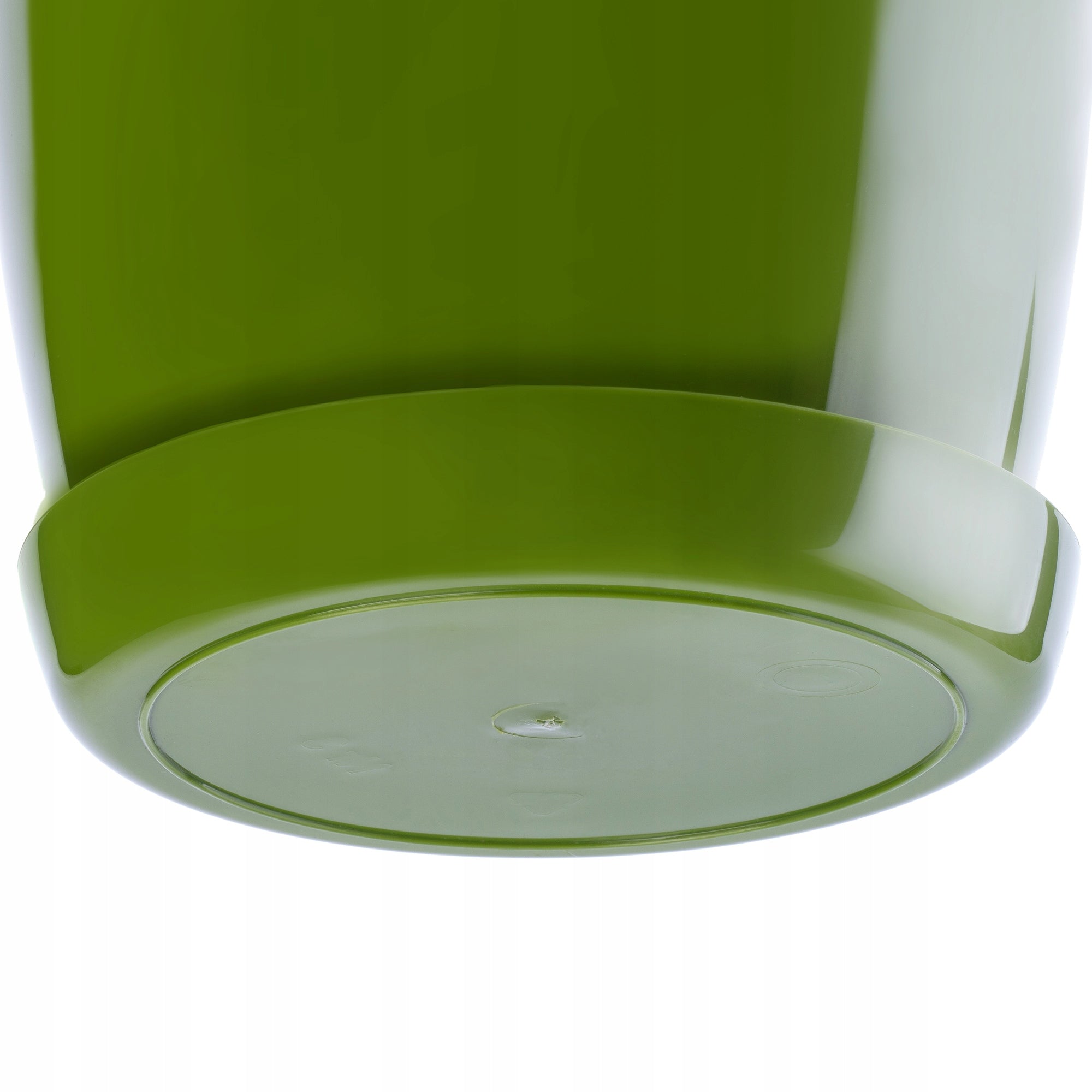 FLOWER POT PLANTER COVER 16cm FLOWERBED WITH STAND GREEN PLASTIC 3pcs Material synthetic material