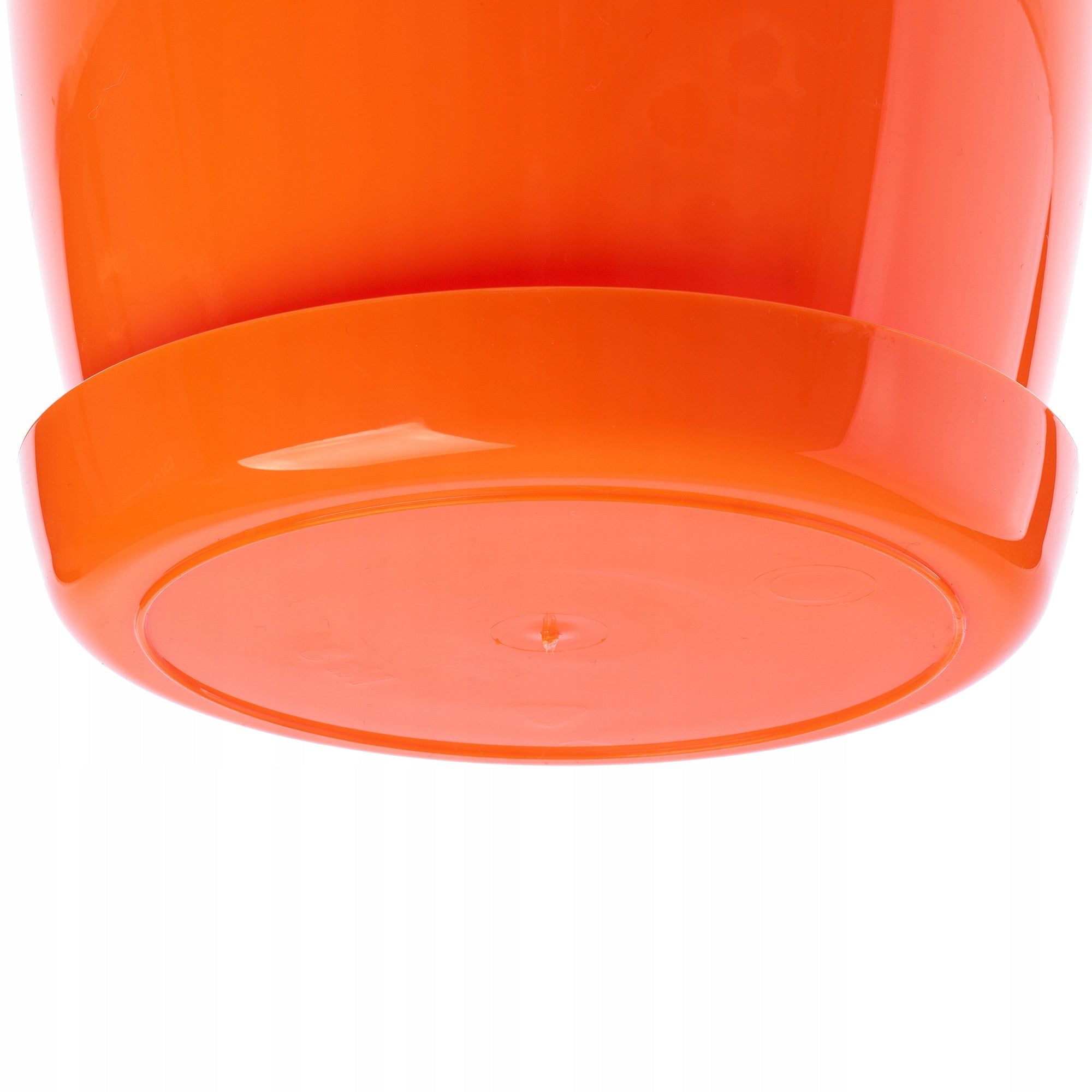FLOWER POT WITH FLOWER STAND COVER BOWL FLOWERBED 23 cm ORANGE Product width 23 cm