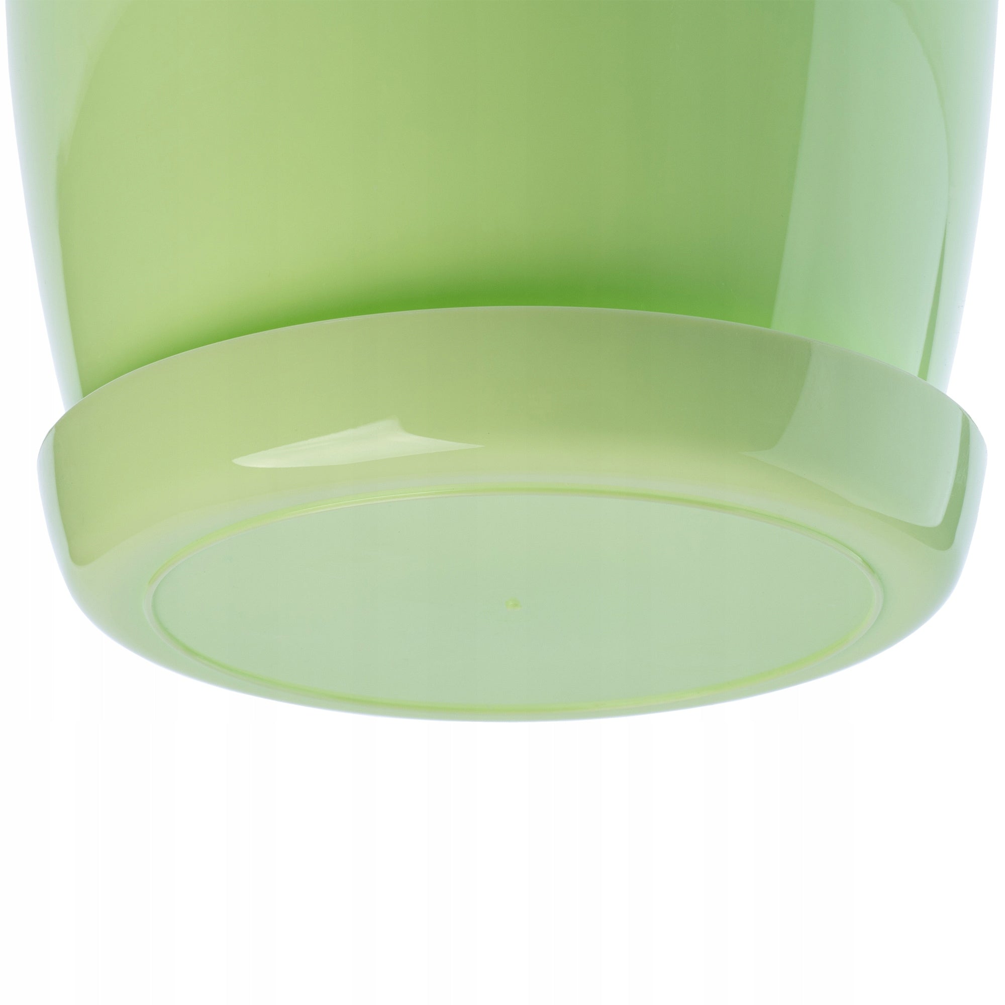 FLOWER POT WITH STAND PLASTIC COVER FLOWER POT 23cm GREEN FOR FLOWERS KADAX Product width 23 cm