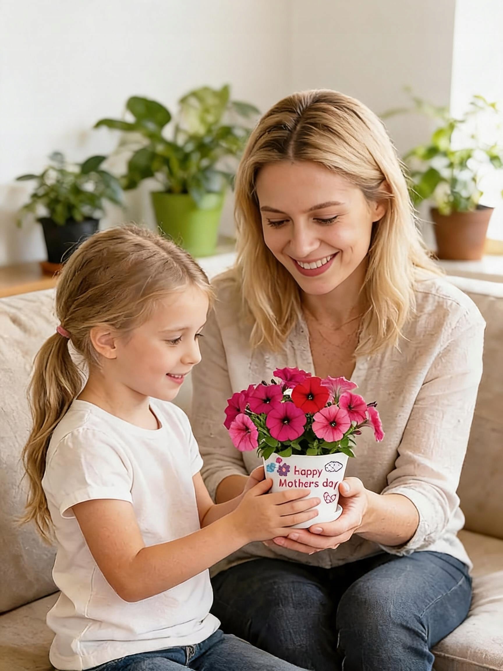 FLOWER POTS PLASTIC PLANTS SET OF 12PCS Brand no brand