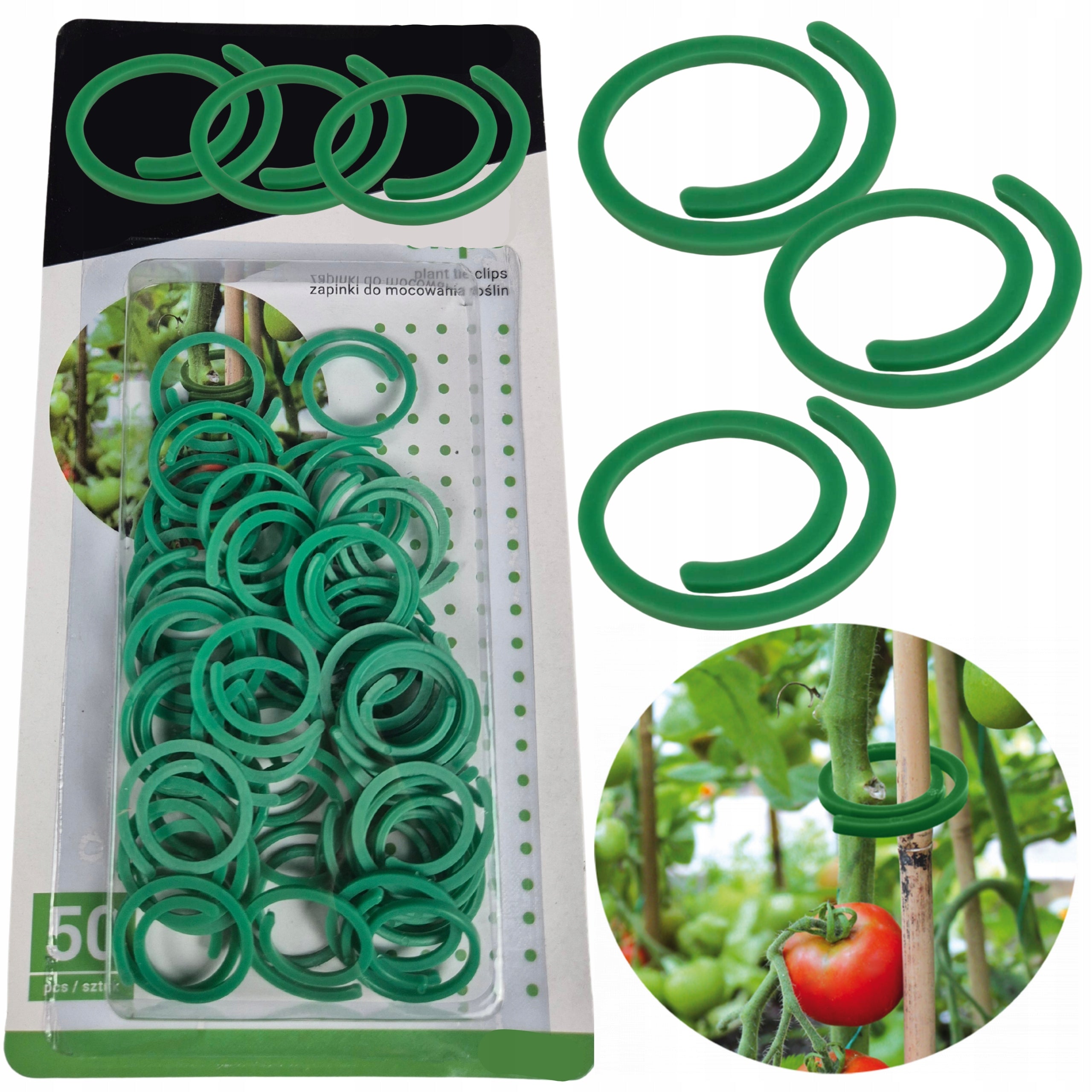 FLOWER TOMATO CLASPS STRONG DURABLE GARDEN CLIP