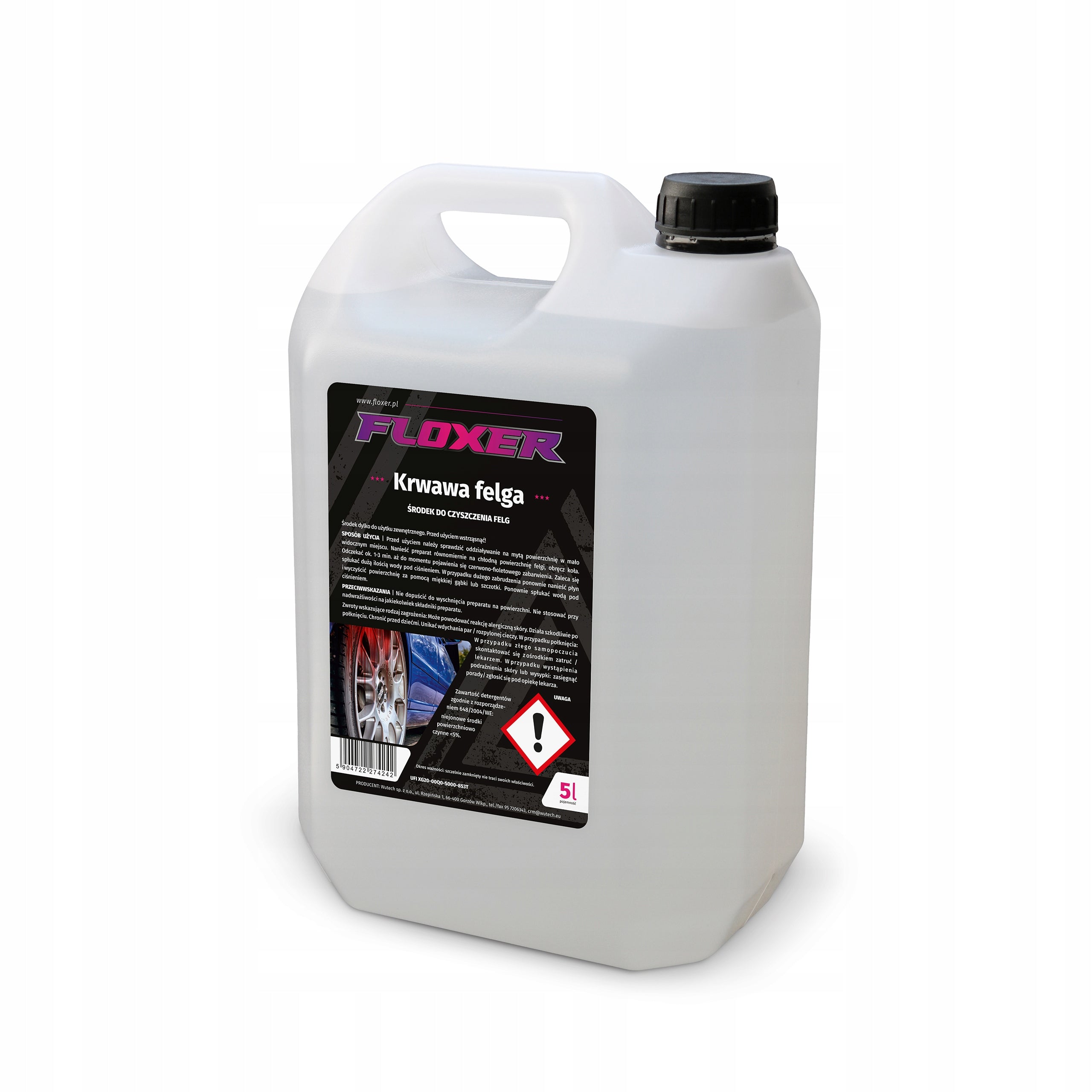 FLOXER Bloody Rim 5L professional wheel washer alloy wheels deironizer
