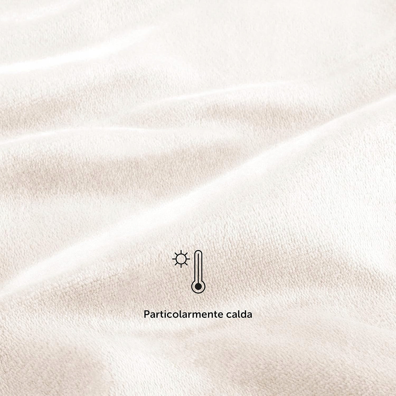 FLUFFY MICROFIBER BLANKET 220X240 CM SOFT AND WARM BLANKET FOR SOFA WHITE Brand no brand