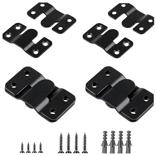 FLUSH MOUNT BRACKET STAINLESS STEEL FOR IMAGES 8 PAIRS STEEL