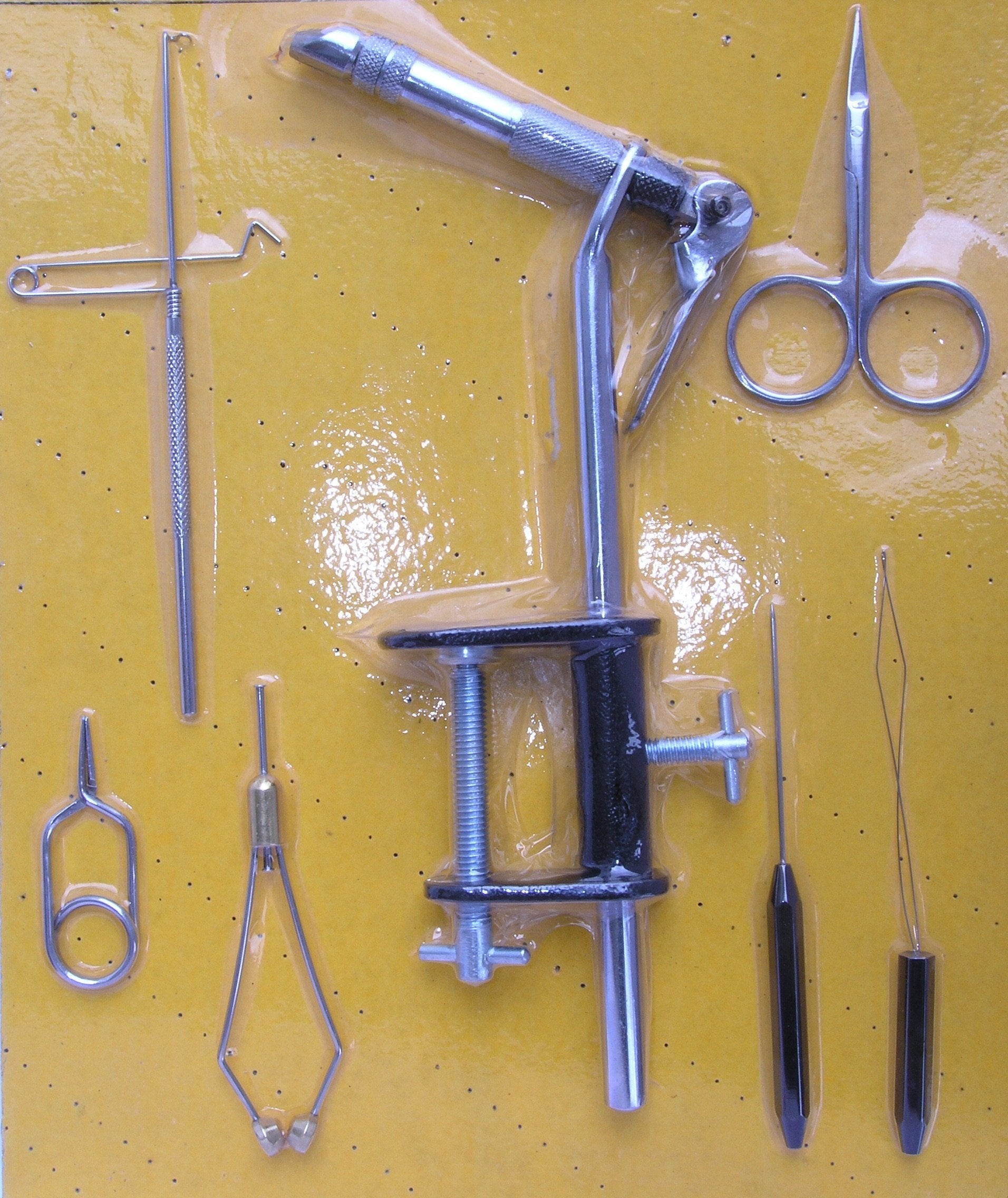 FLY NYMPH STREAMER SET + VISE SET 1927