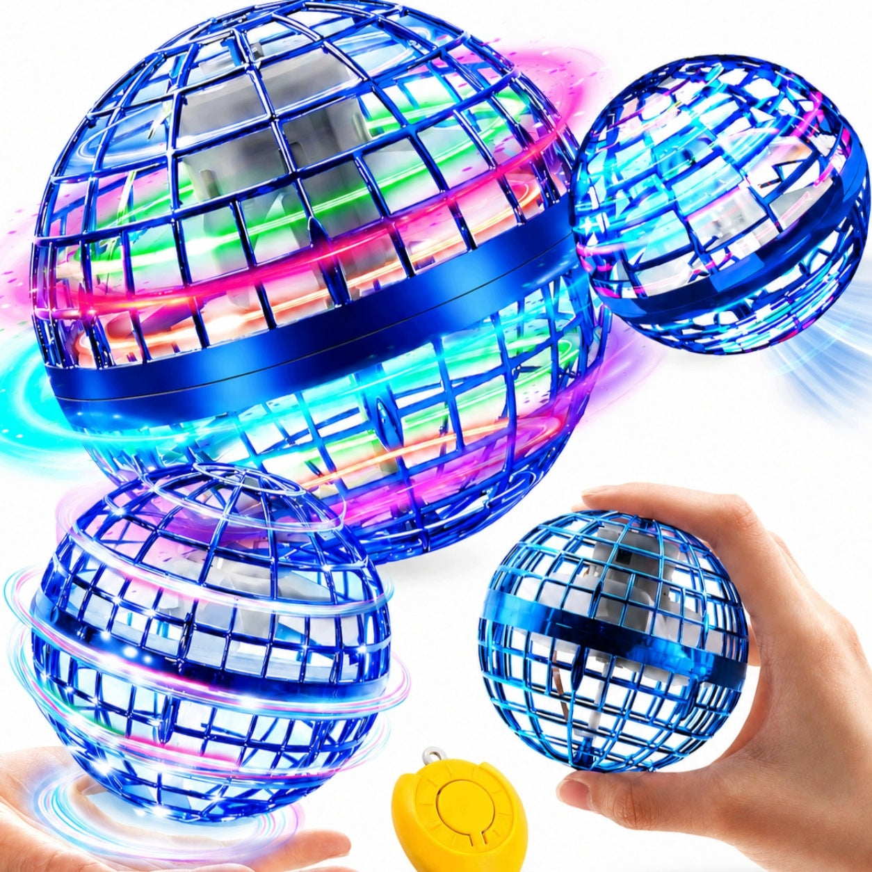 FLYING BALL UFO BALL GLOWING HAND CONTROLLED LED USB PILOT COSMOKULA